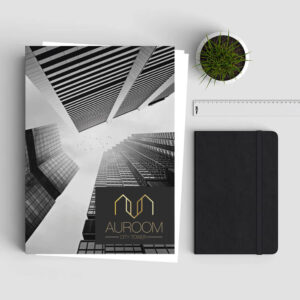 Дизайн папки для БК «AUROOM».01 | BrandME