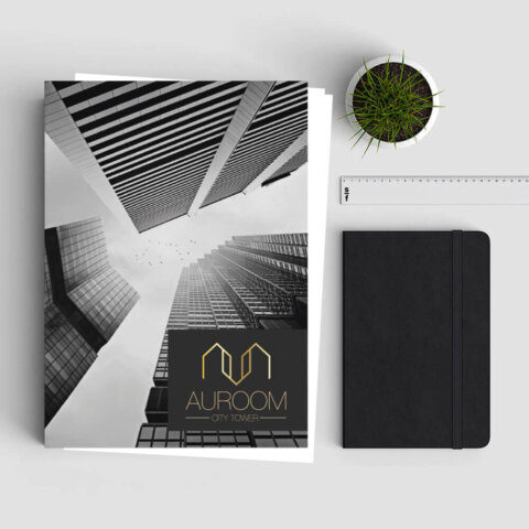 Дизайн папки для БК “AUROOM”.02 | BrandME