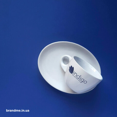 Чашки с блюдцем для салона красоты 