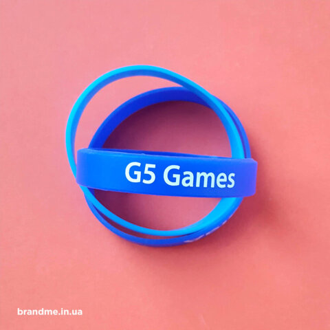 Силиконовые браслеты для компании «G5 GAMES»