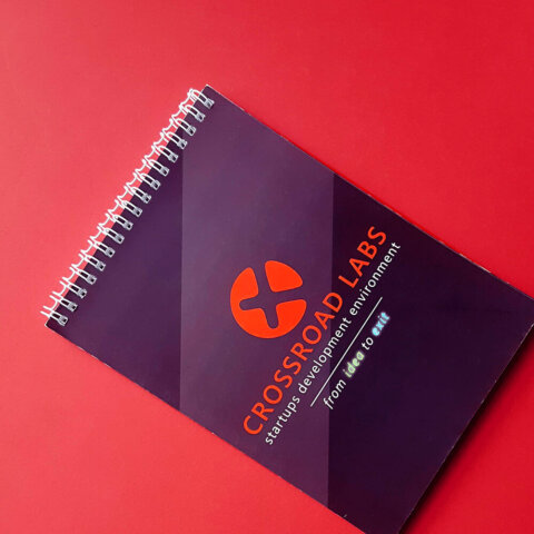 Блокноты для компании “CROSSROAD LABS”