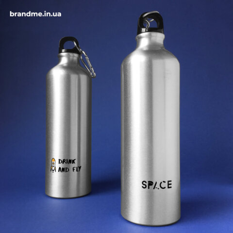 Печать на флягах с двух сторон для компании 