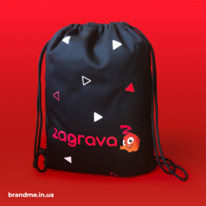 Сумка-рюкзак с принтом для "Zagrava Games"