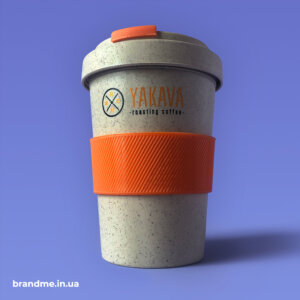 Бамбуковые чашки с логотипом для "YAKAVA"