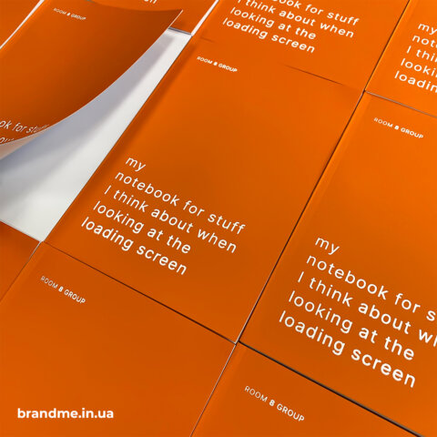 Шелкотрафаретная печать на блокнотах