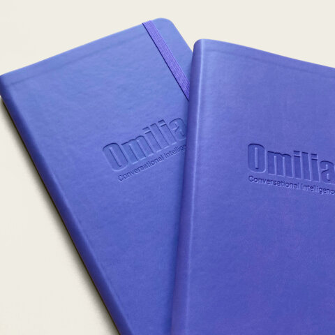 Изготовление и печать ярких дневников для компании Omilia