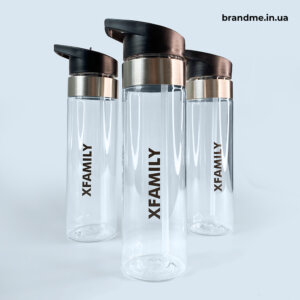 Пляшки для води з нанесенням для компанії XFamily
