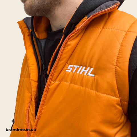 Якісна жилетка з вишивкою для компанії STIHL