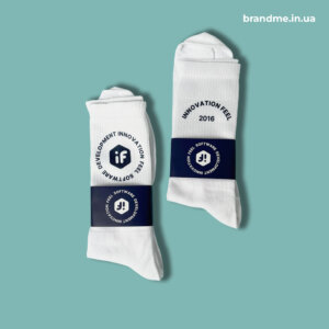 Брендовані шкарпетки в подарунковому упакуванні з логотипом