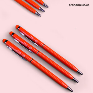 Кольорові ручки з логотипом компанії