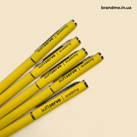 Софт-тач ручки с логотипом