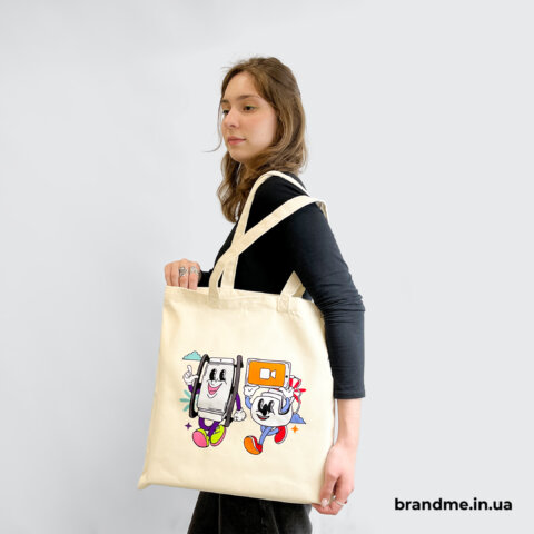 Еко-сумки з принтами для компаній