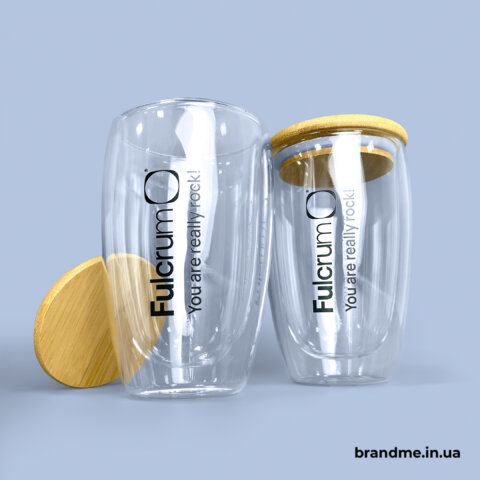 Склянки з подвійним дном з брендуванням