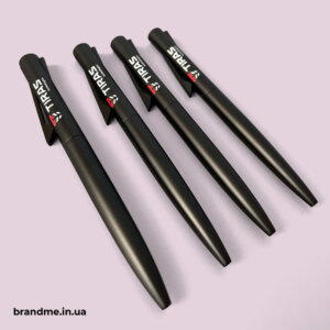 Стильні ручки з брендингом для компанії TIRAS Корпоративні аксесуари TIRAS — набір ручок