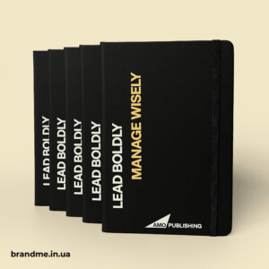 Стильные брендированные блокноты с мотивационными надписями