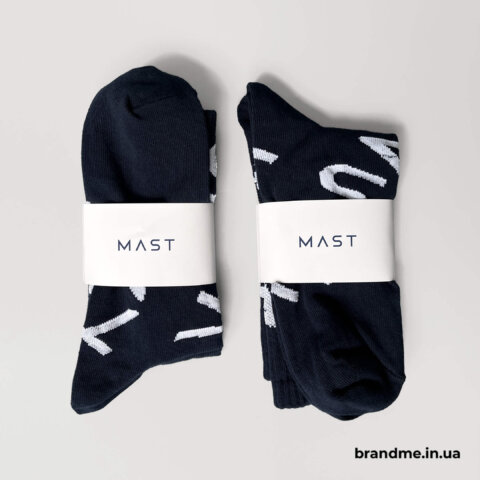 Фірмові шкарпетки MAST у брендованому пакуванні
