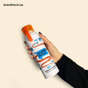 Печать по кругу на бутылке для воды с ярким дизайном